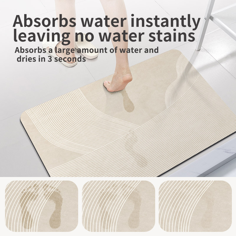 Diatomite Foot Mats Bath Mat B - đánh giá và giá Quick Dry Diatomite Bath Mat