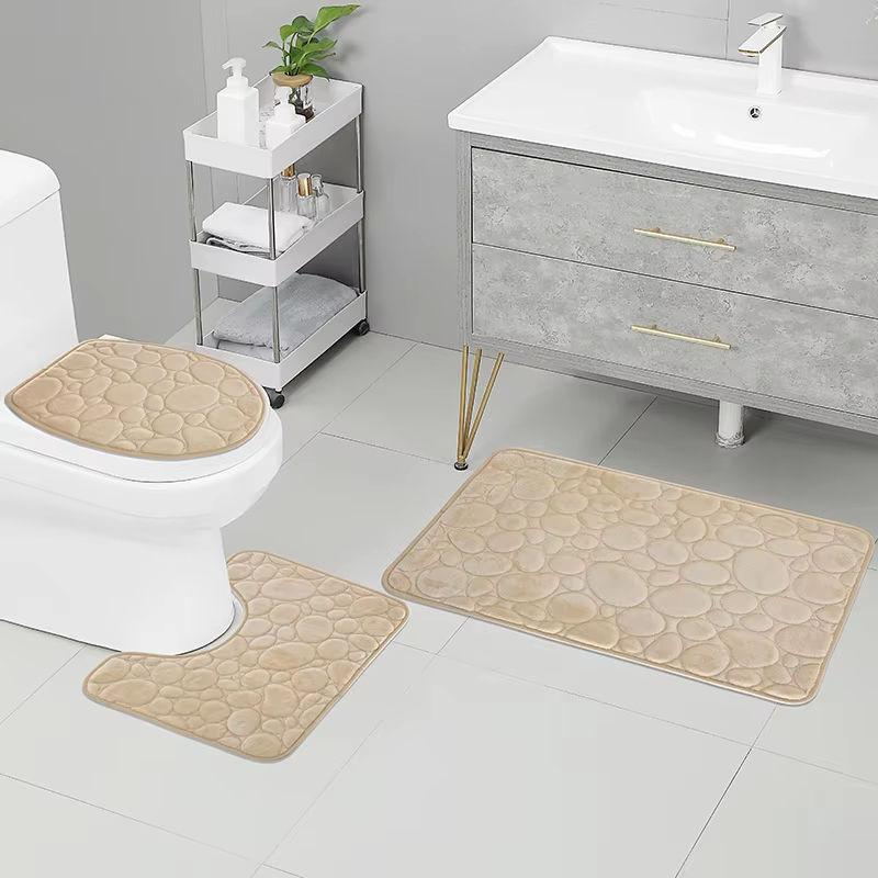 3PCS/Set Bath Mats Nonslip Sof - đánh giá và giá Quick Dry Diatomite Bath Mat