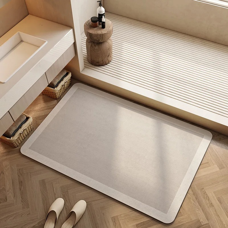 Bathroom Floor Mat Diatomite S - đánh giá và giá Quick Dry Diatomite Bath Mat