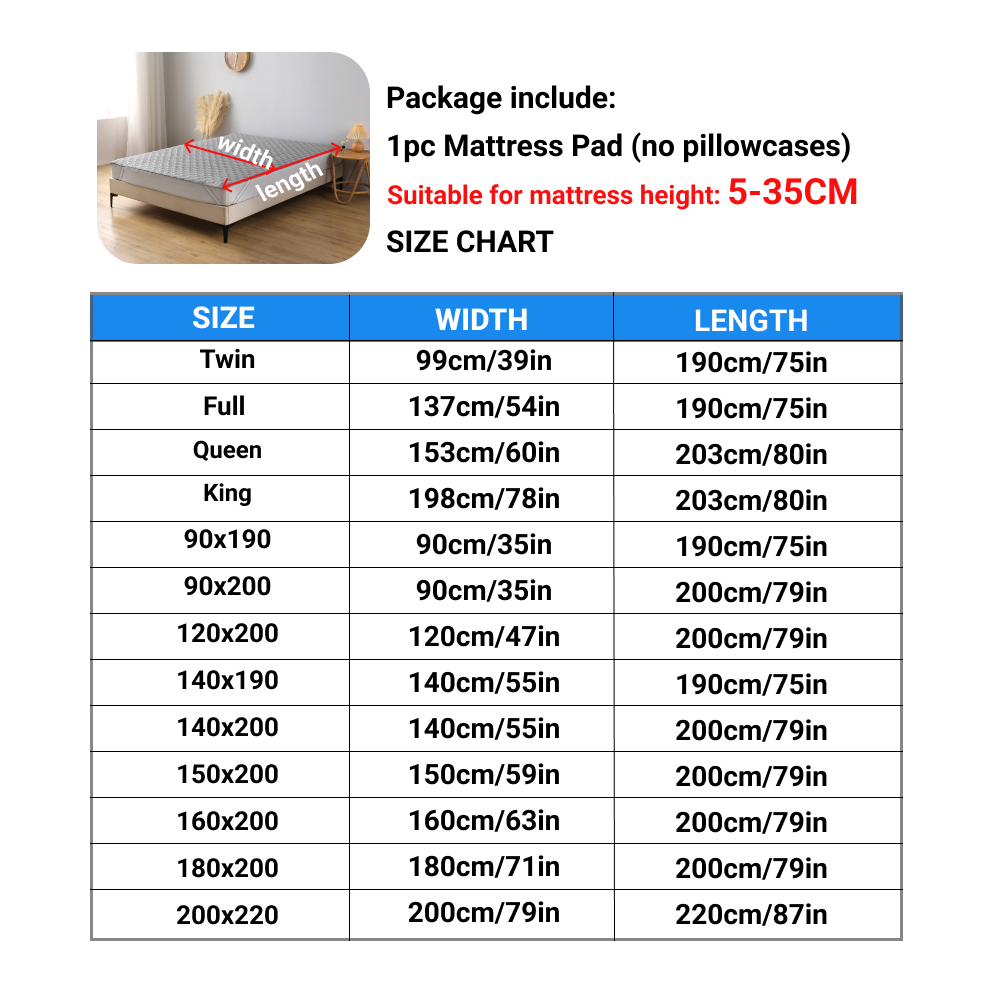 Waterproof Mattress Protector  - đánh giá và giá Waterproof Mattress Protector Breathable