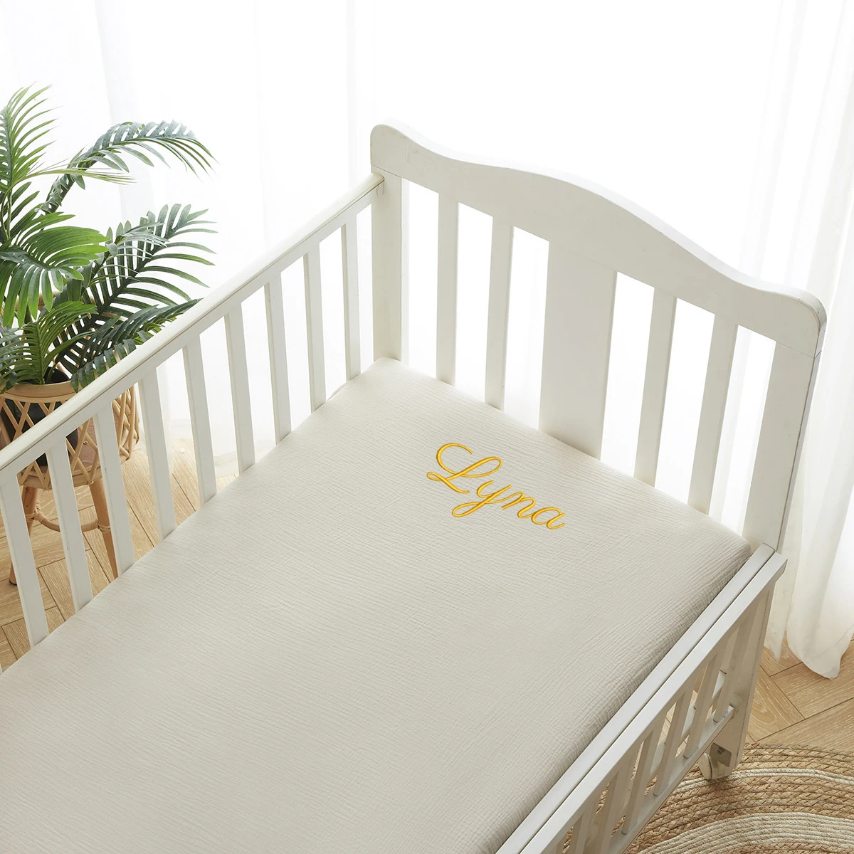 Personalized Name Embroidered  - đánh giá và giá Muslin Cotton Bedspread