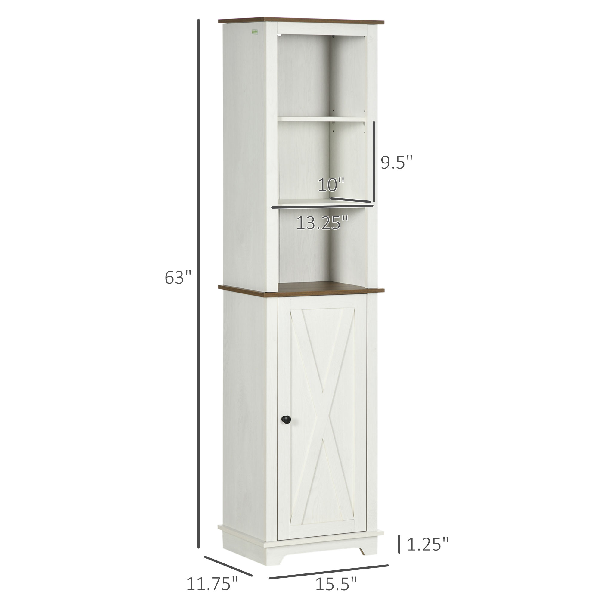 Farmhouse Bathroom Cabinet, Ta - đánh giá và giá Storage & Organization