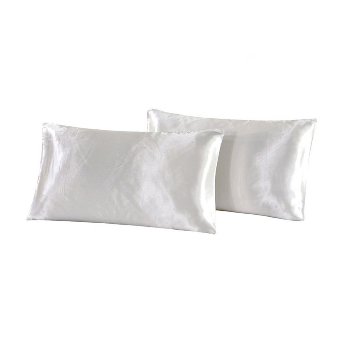 1 Pair Silky Silk Pillow Cover - đánh giá và giá Satin Silk Pillowcase Hair Skin