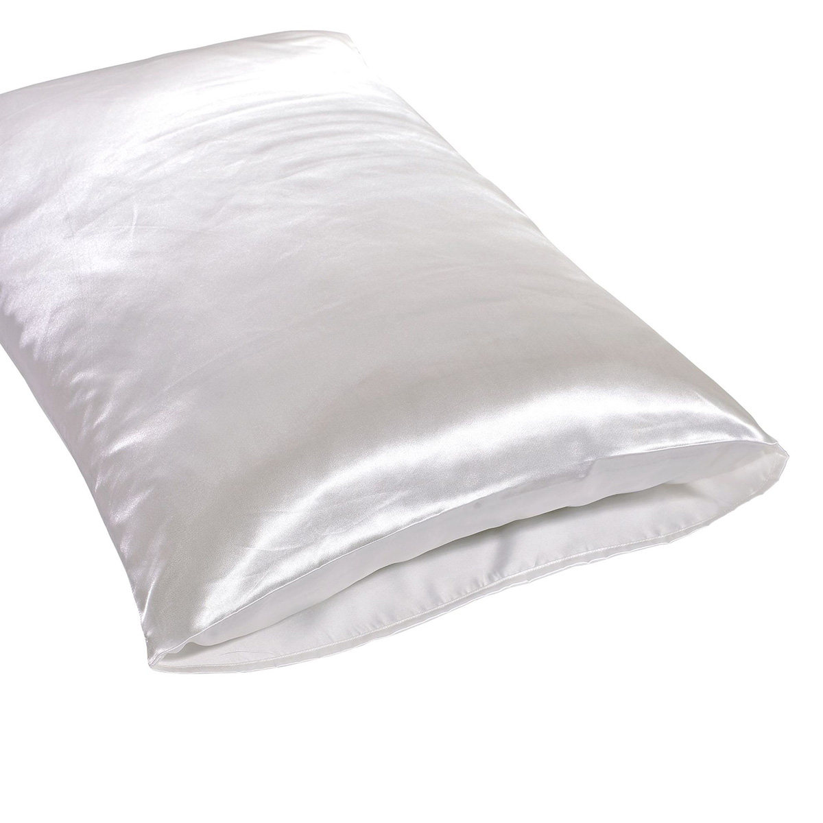 1 Pair Silky Silk Pillow Cover - đánh giá và giá Satin Silk Pillowcase Hair Skin