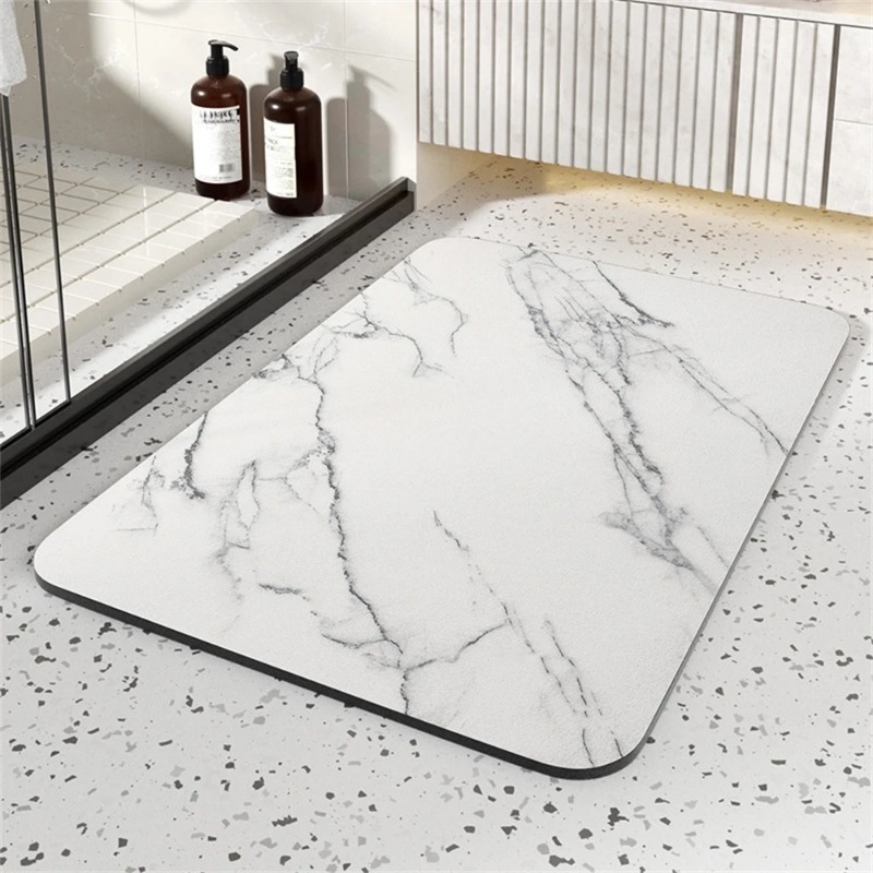1pc Bathroom Rugs Washable Bat - đánh giá và giá Quick Dry Diatomite Bath Mat