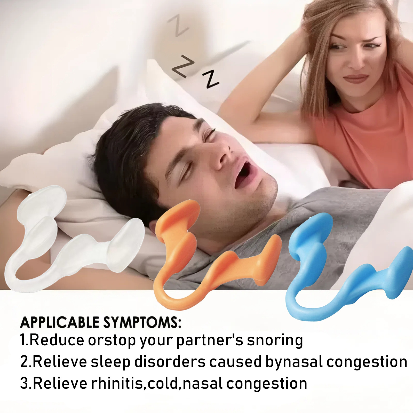 10PCS Silicone Anti Snore Nasa - đánh giá và giá Anti Snore Contour Pillow