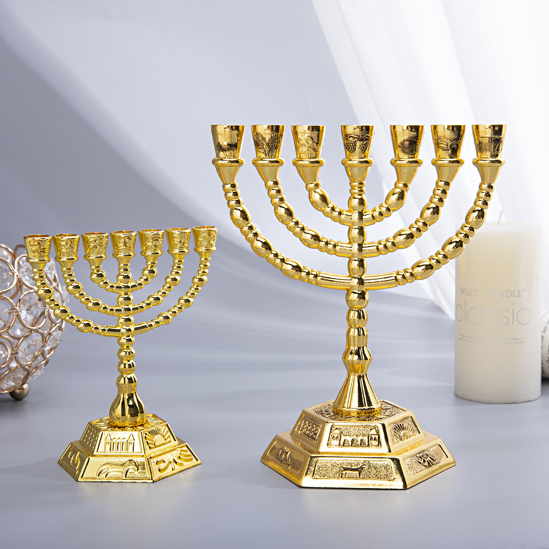 7 Branch Menorah Jewish Home D - đánh giá và giá Home Decor