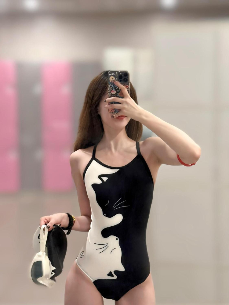 Black White Kitten Print Women - đánh giá và giá Bath