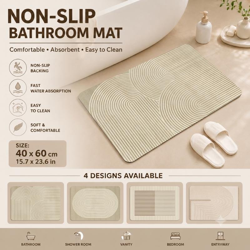 Diatomite Bath Mat Quick Dry A - đánh giá và giá Quick Dry Diatomite Bath Mat