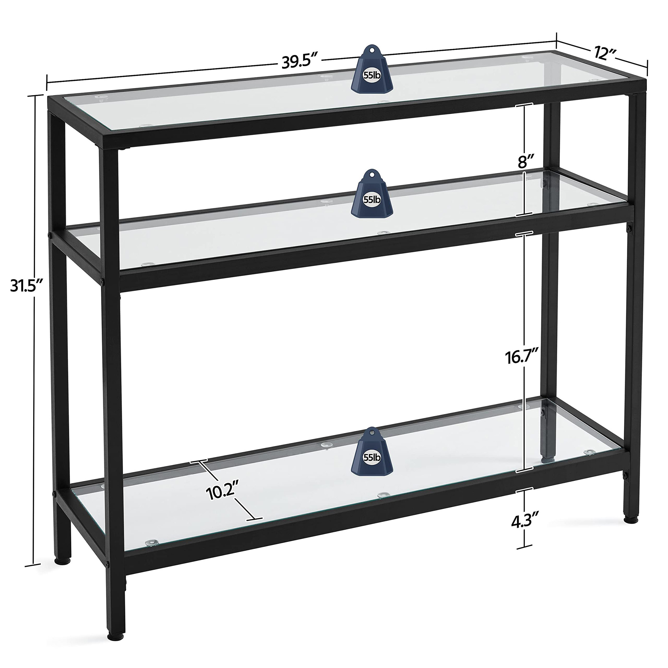 Console Table, Metal Frame and - đánh giá và giá Storage & Organization