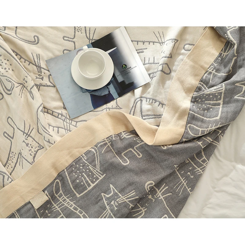 WASART Pure cotton twel muslin - đánh giá và giá Muslin Cotton Bedspread