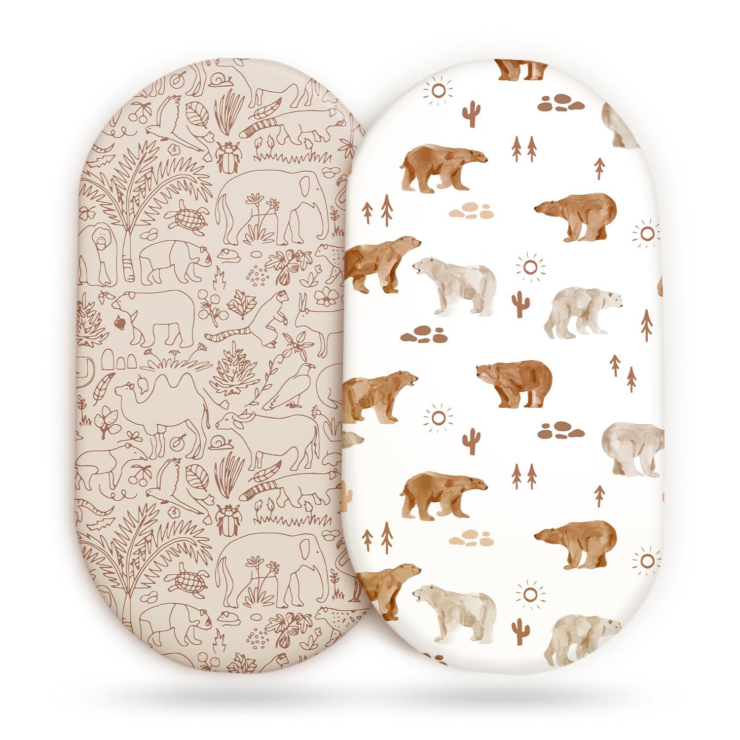 2PCS Baby Bassinet Sheet Musli - đánh giá và giá Muslin Cotton Bedspread