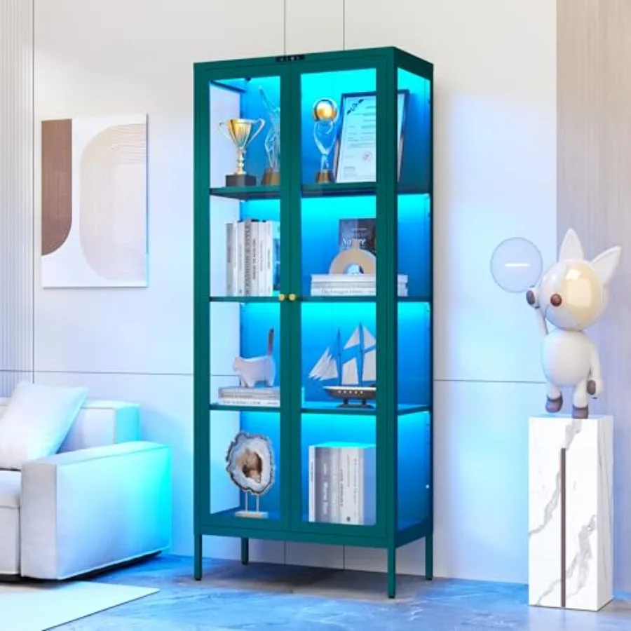 66 Glass Display Cabinet with  - đánh giá và giá Lighting